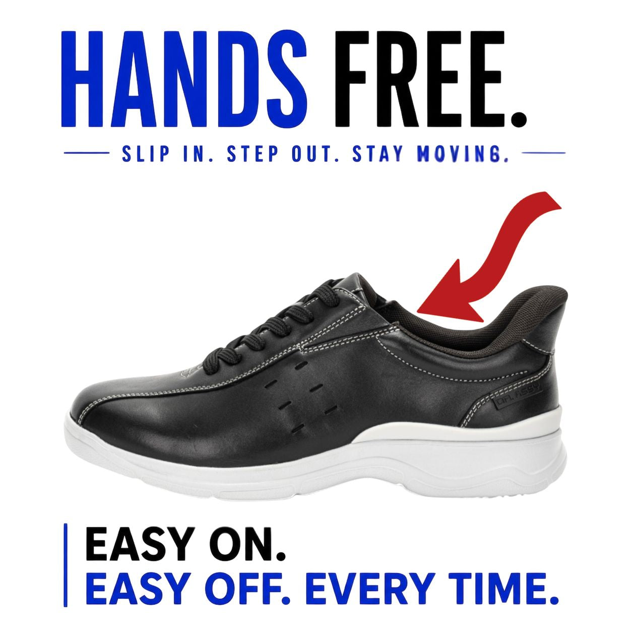 Hands-Free Leather Walking Shoes | DR7002
