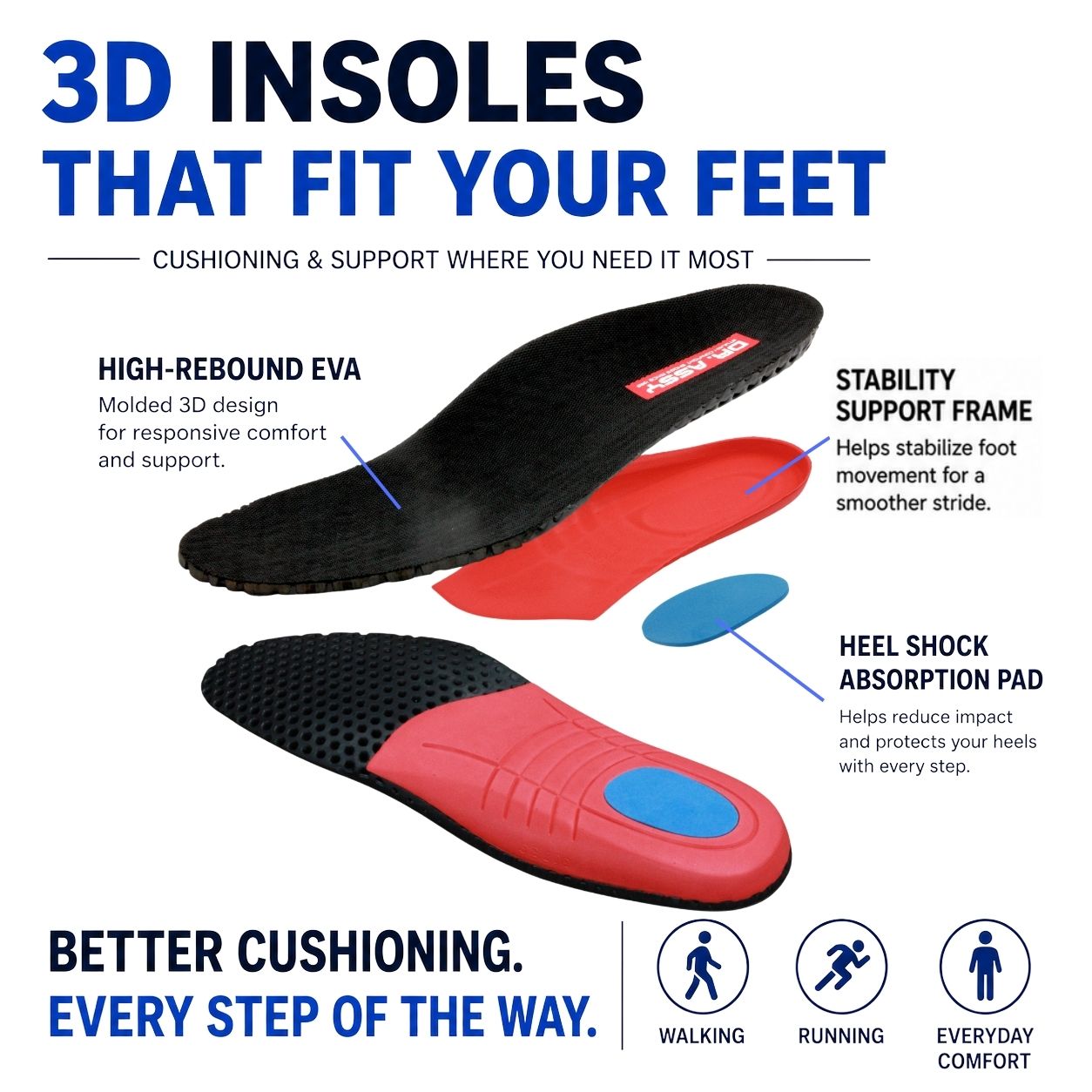 Hands-Free Leather Walking Shoes | DR7002
