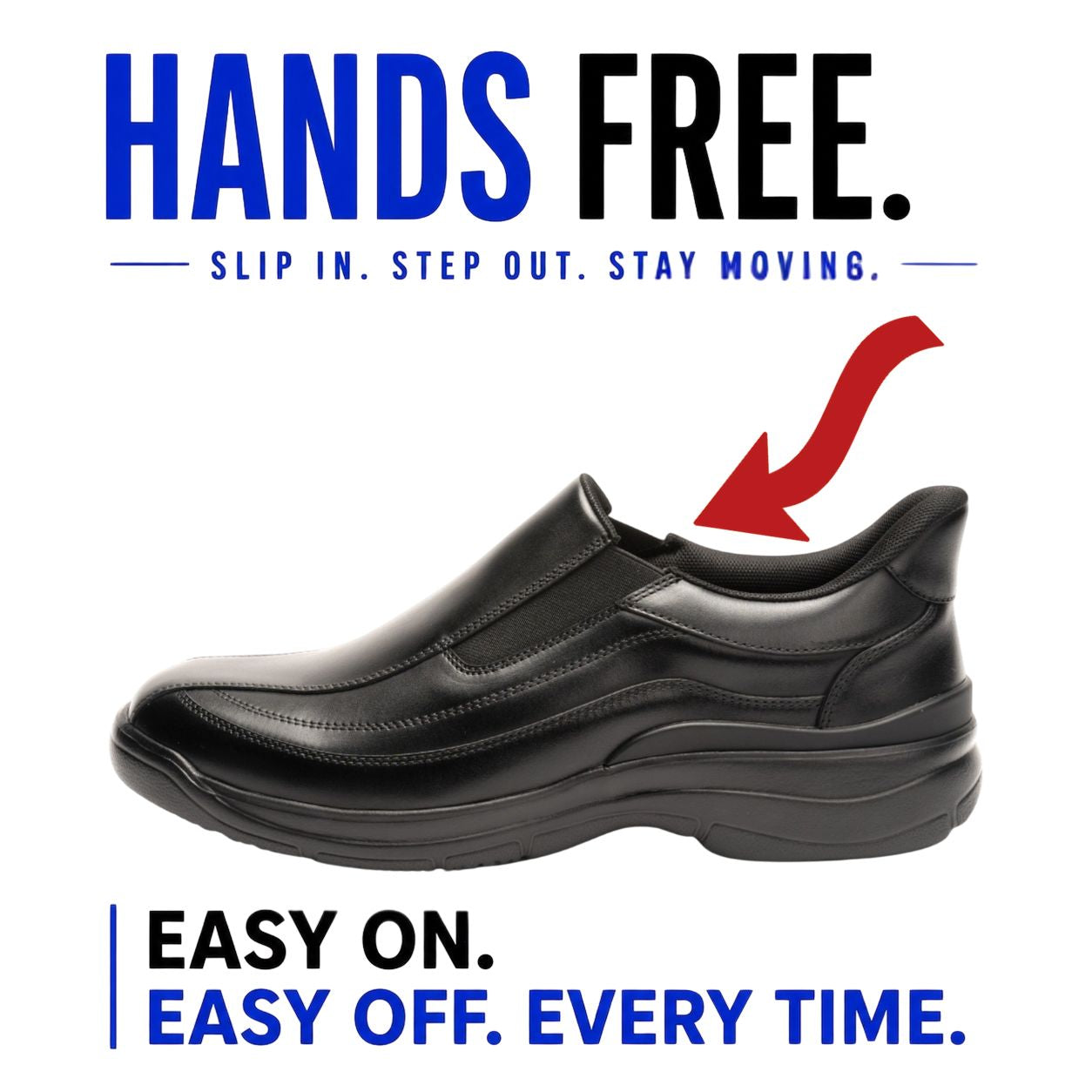 Hands-Free Leather Slip-On | DR8025