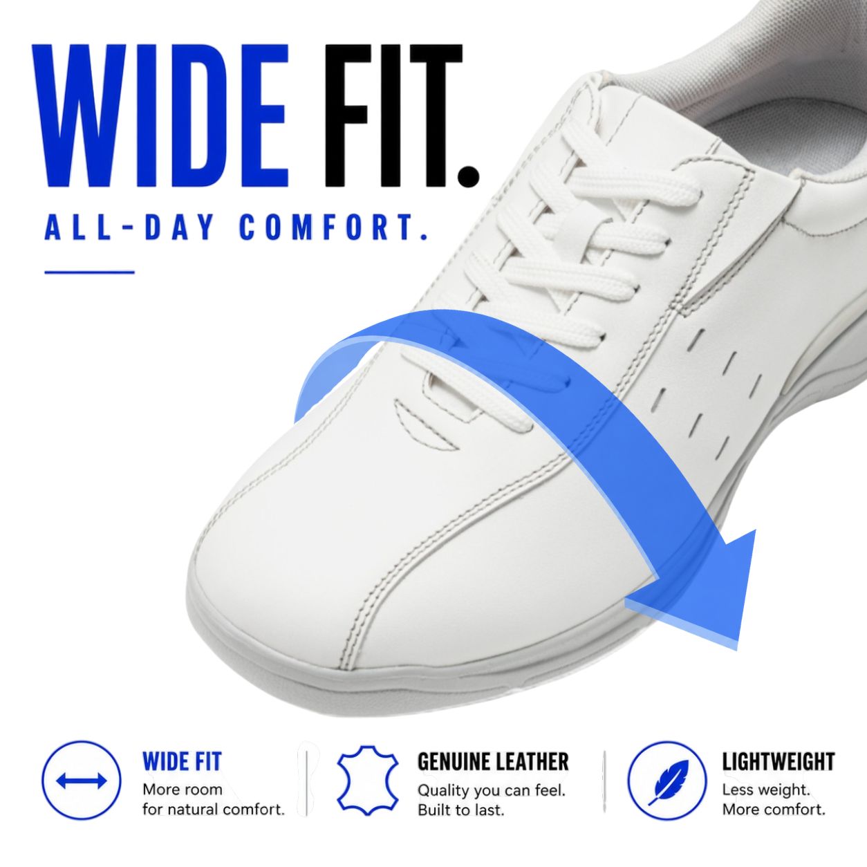 Hands-Free Leather Walking Shoes | DR7002