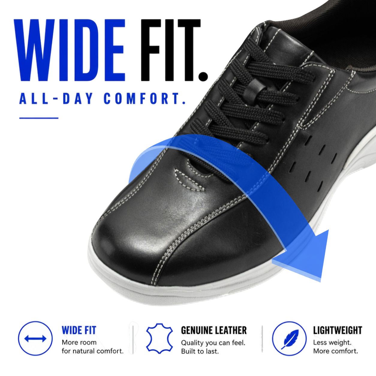 Hands-Free Leather Walking Shoes | DR7002