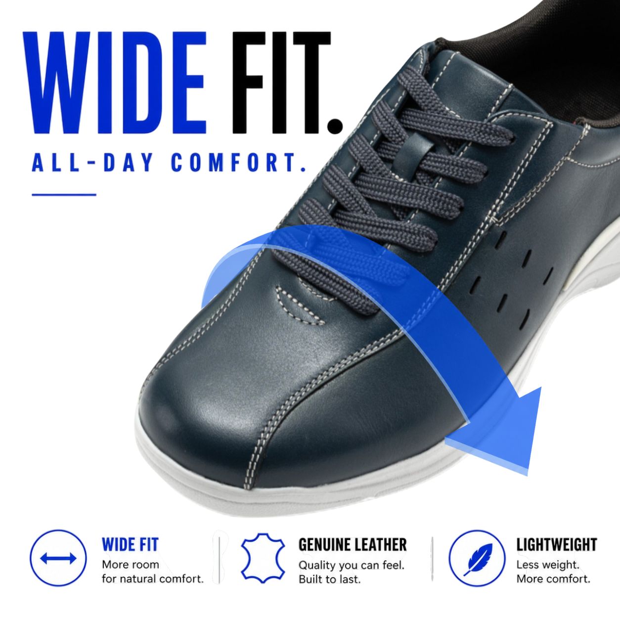 Hands-Free Leather Walking Shoes | DR7002
