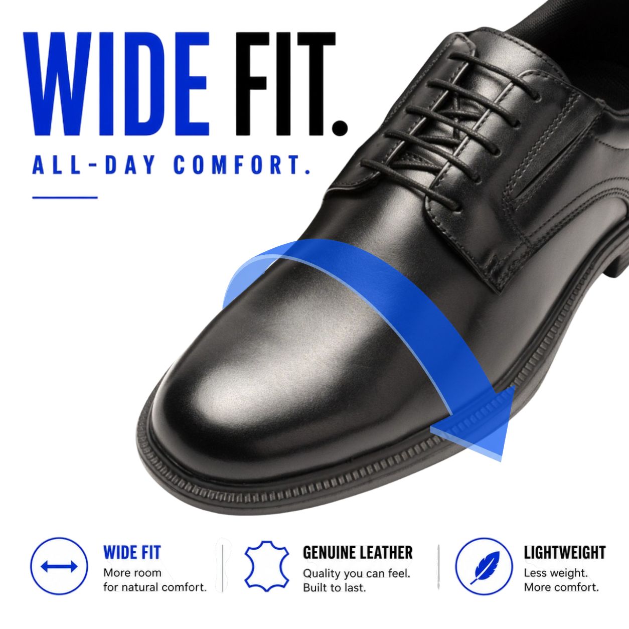 Hands-Free Leather Plain Toe | DR6050