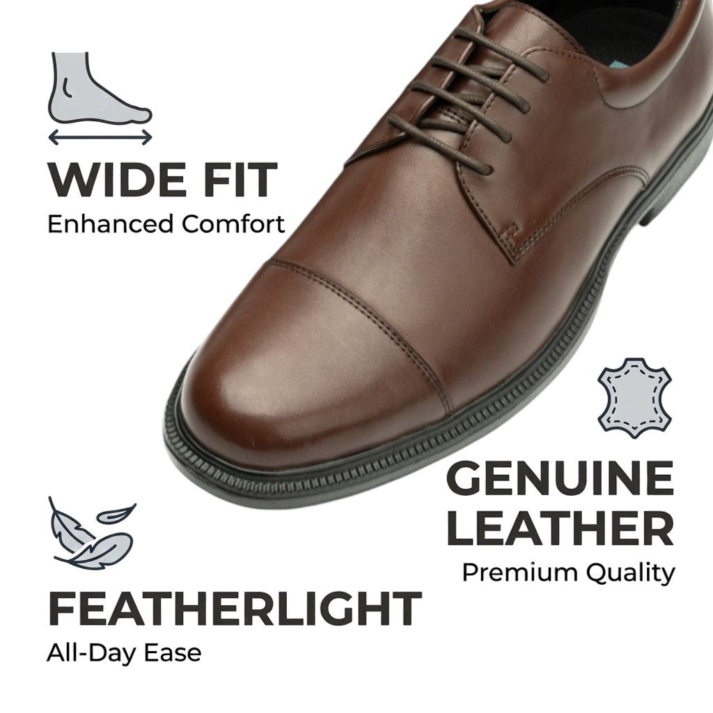 Lightweight Leather Straight Tip | DR6047