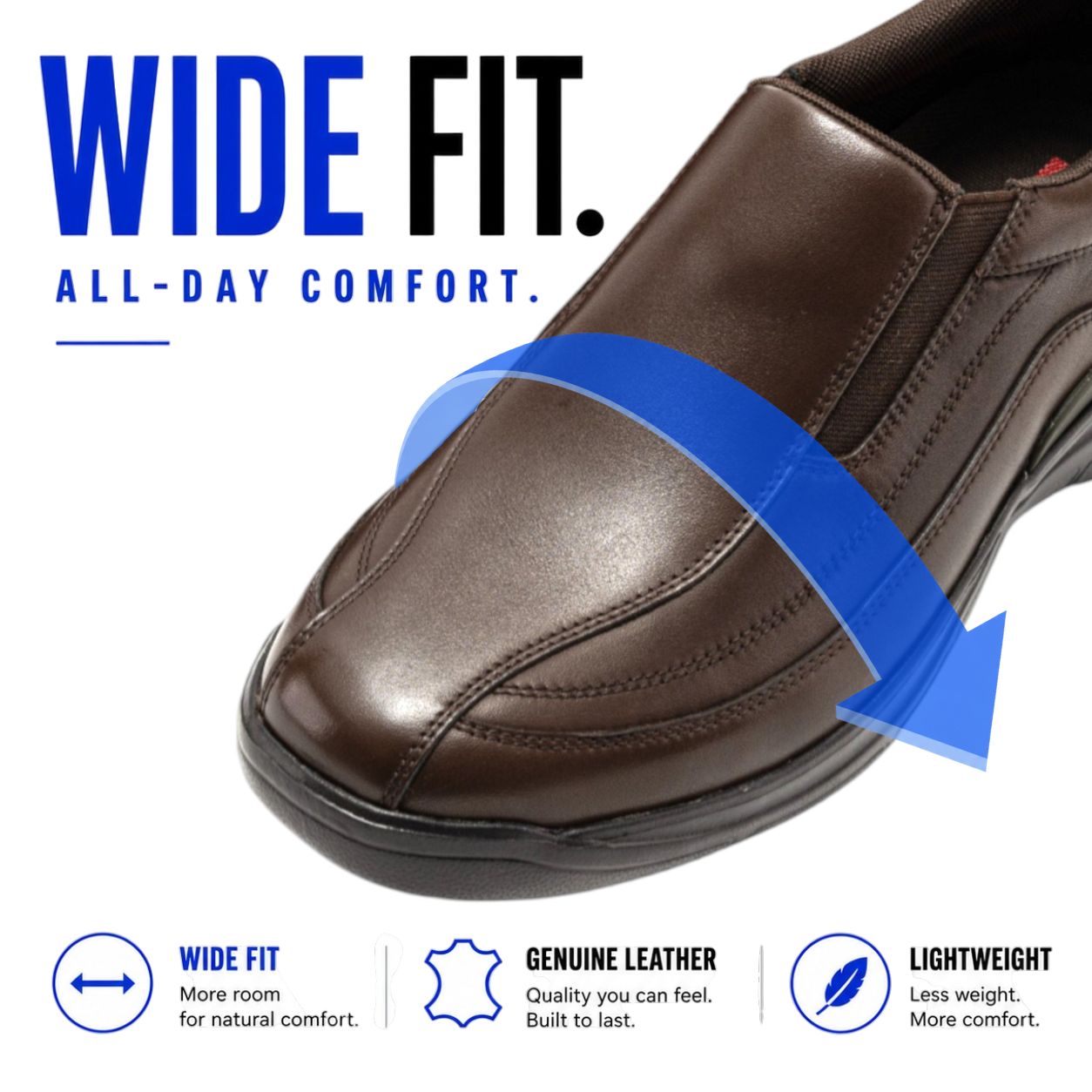 Hands-Free Leather Slip-On | DR8025