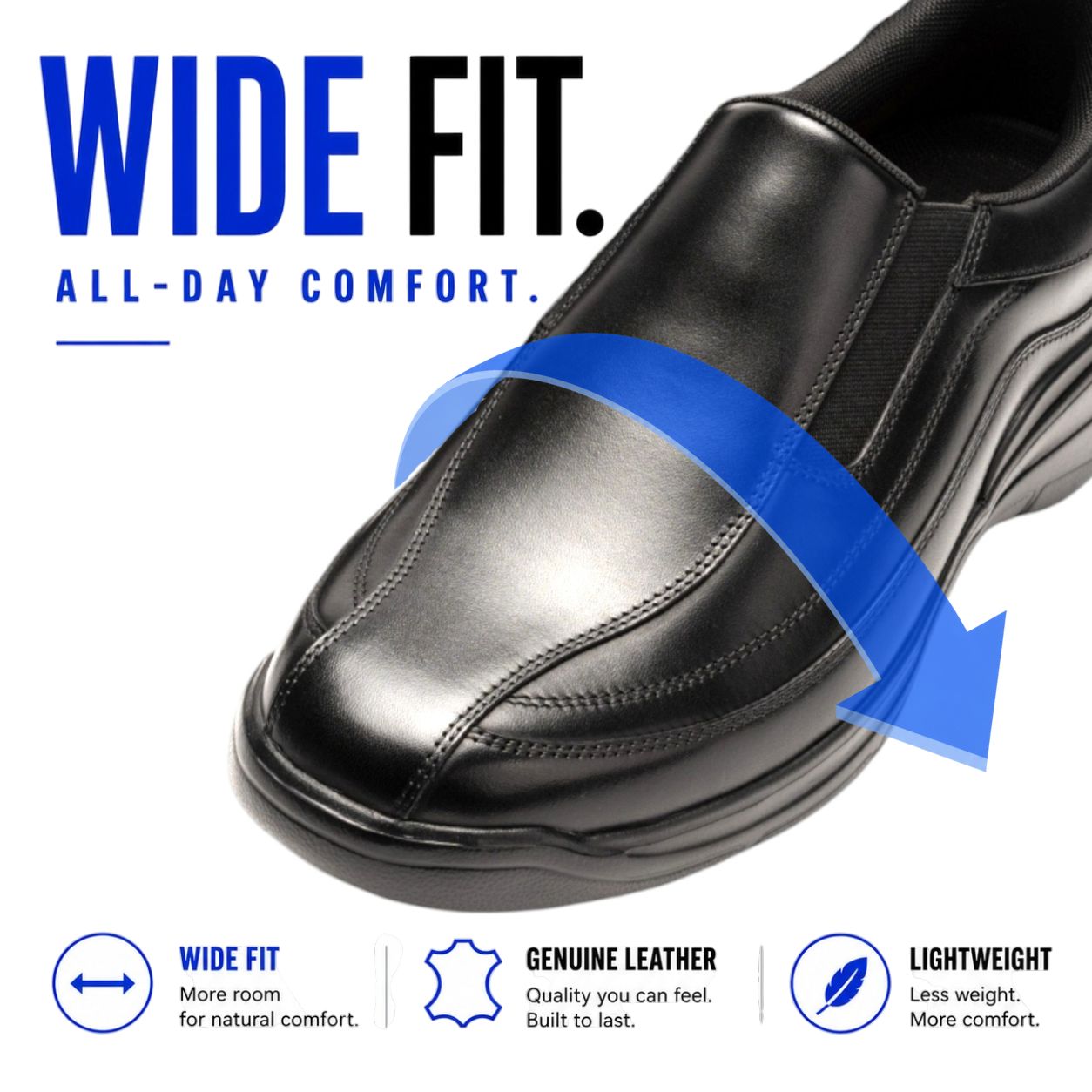 Hands-Free Leather Slip-On | DR8025