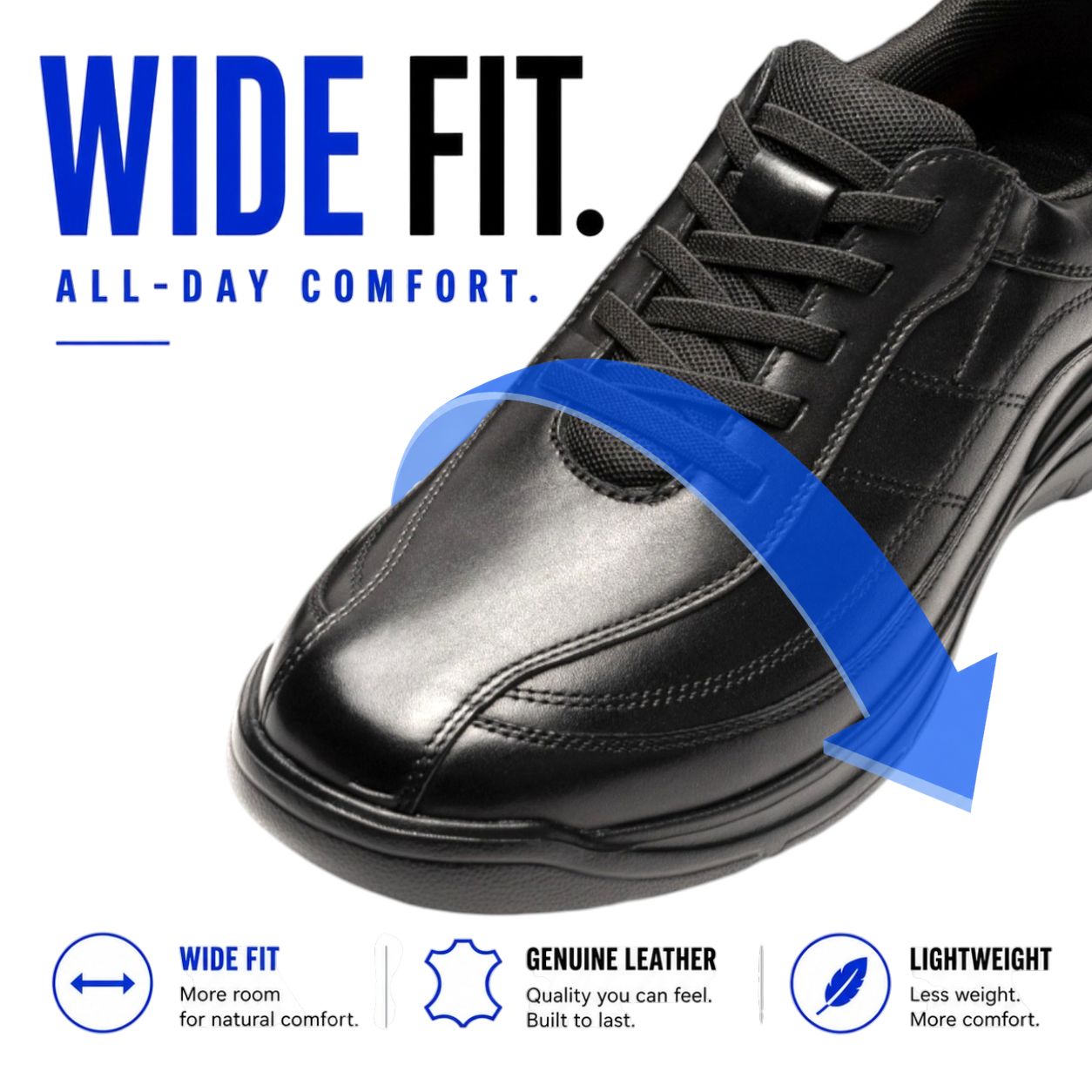 Hands-Free Leather Lace-Up | DR8024