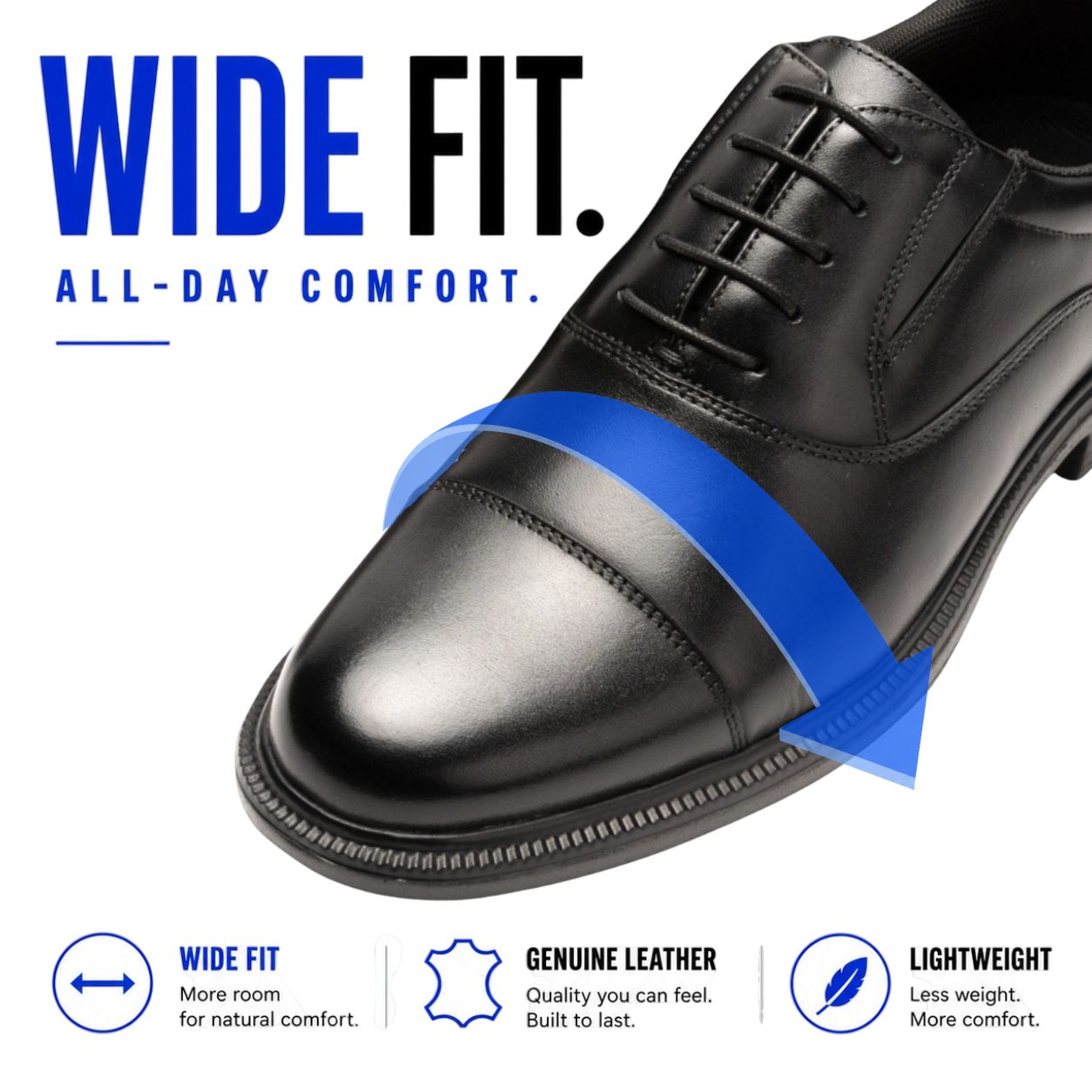 Hands-Free Leather Straight Tip | DR6051