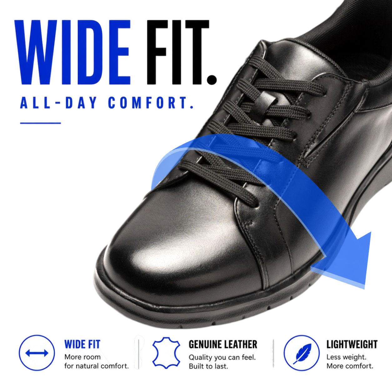 Hands-Free Leather Sneakers | DR8023