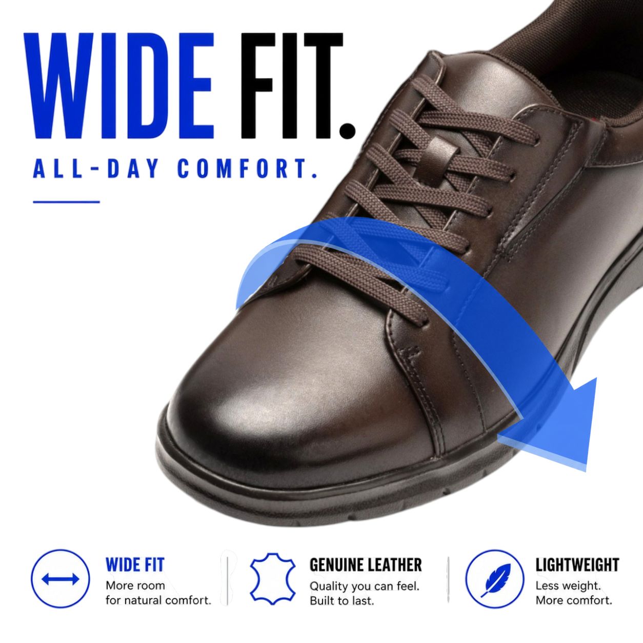 Hands-Free Leather Sneakers | DR8023