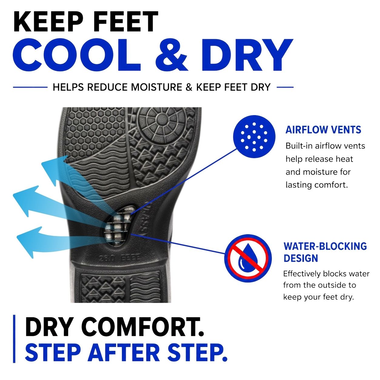 Hands-Free Leather Plain Toe | DR6050
