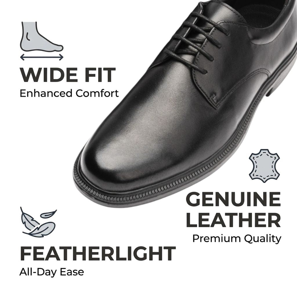 Lightweight Leather Plain Toe | DR6046