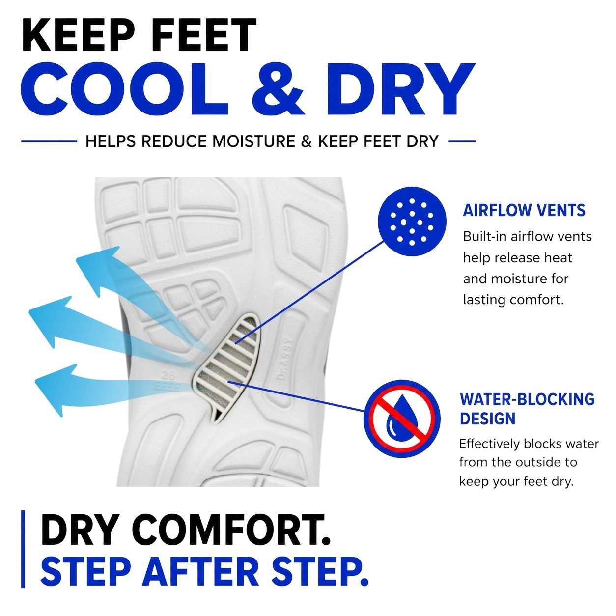 Dial Fit Walking Shoes | DR7004