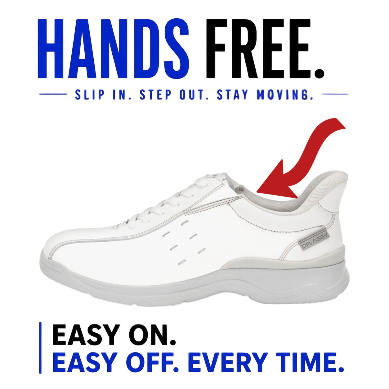 Hands-Free Leather Walking Shoes | DR7002