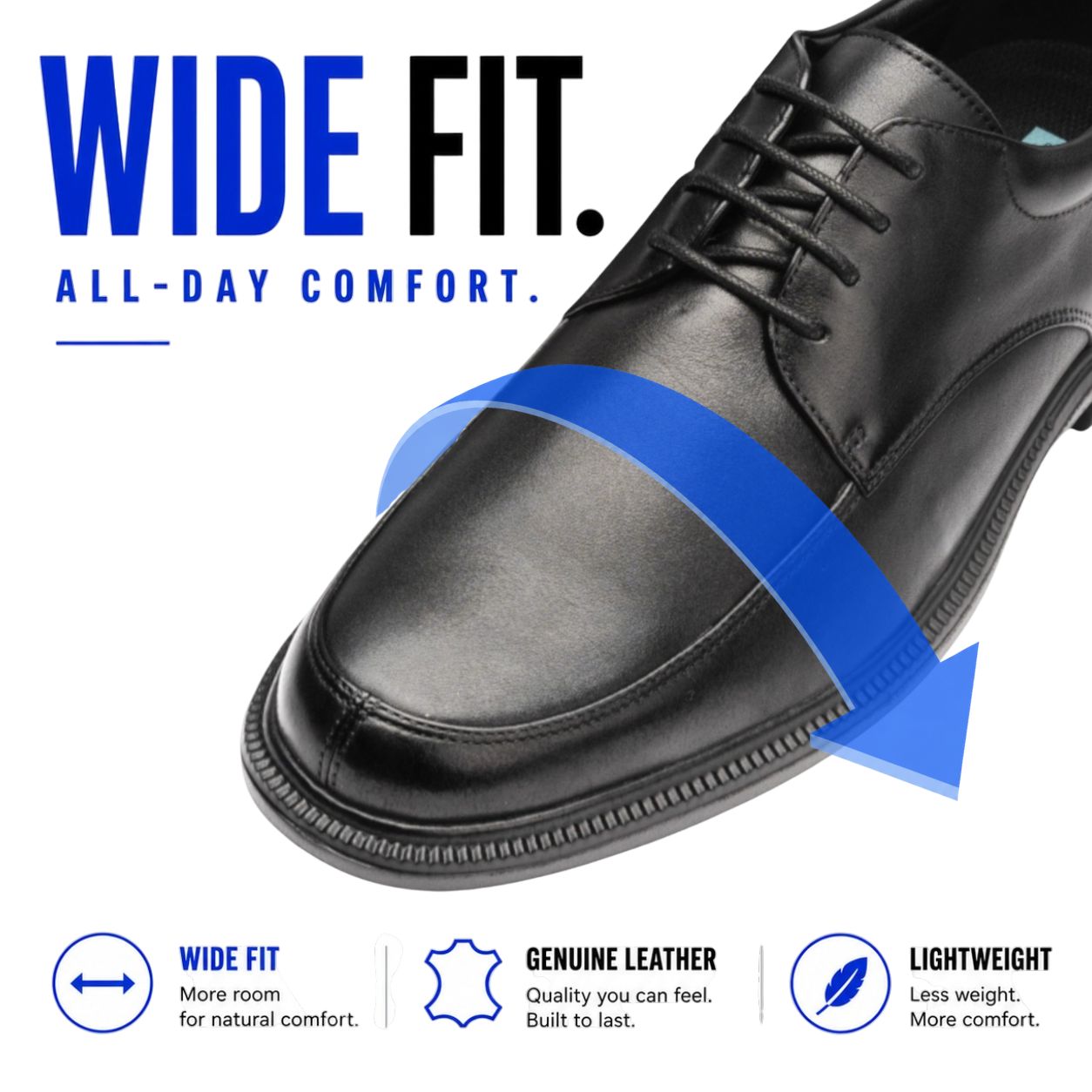 Lightweight Leather U-Tip | DR6045