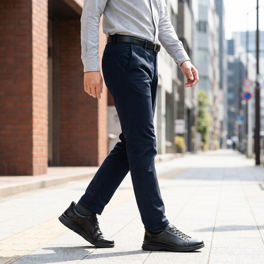 Hands-Free Leather Sneakers | DR8023