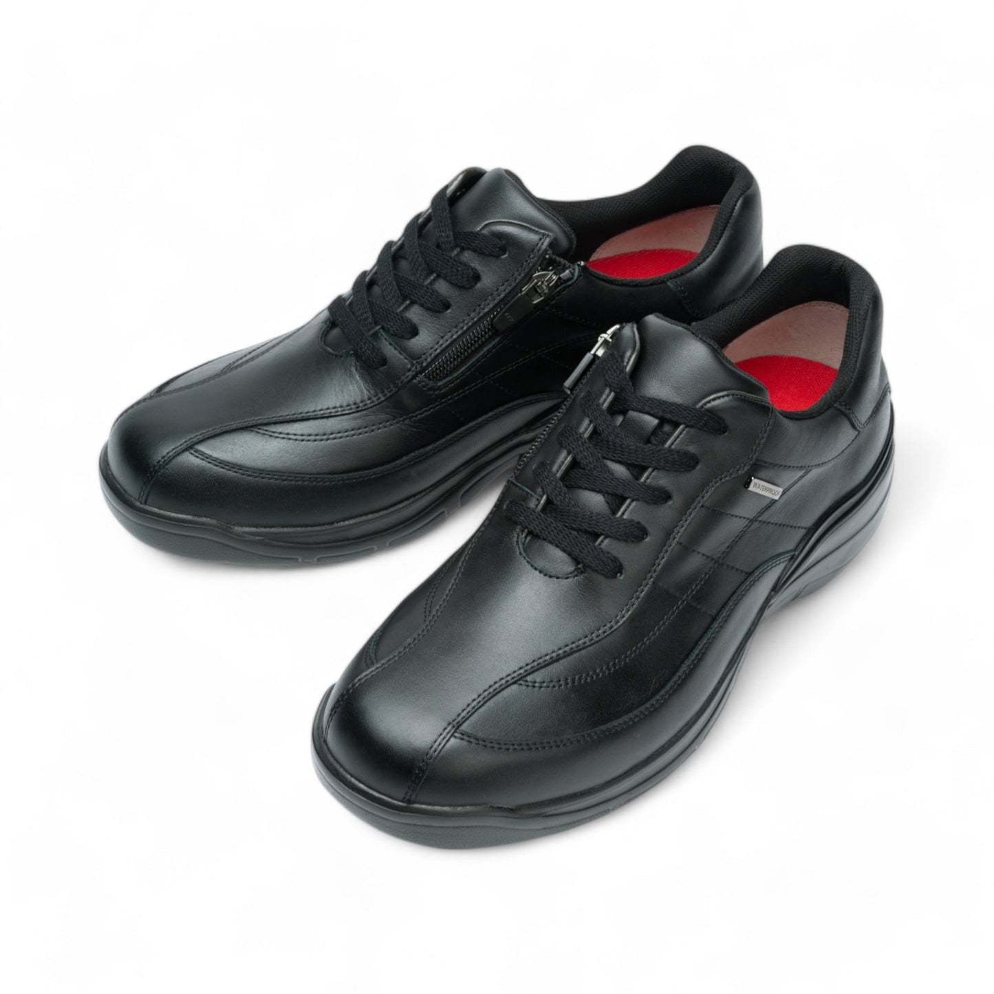 Waterproof Leather Side-Zip Shoes | DN1003