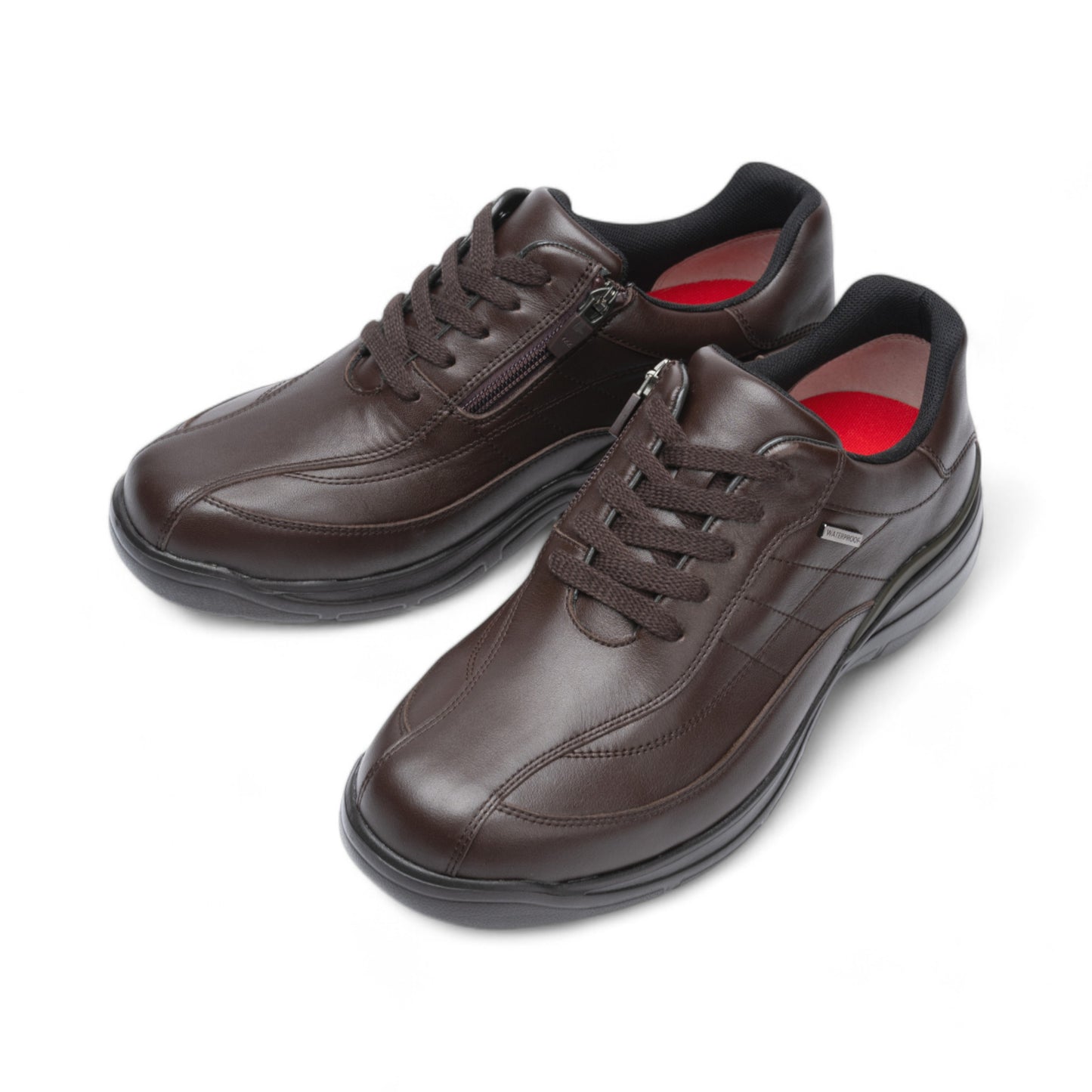 Waterproof Leather Side-Zip Shoes | DN1003