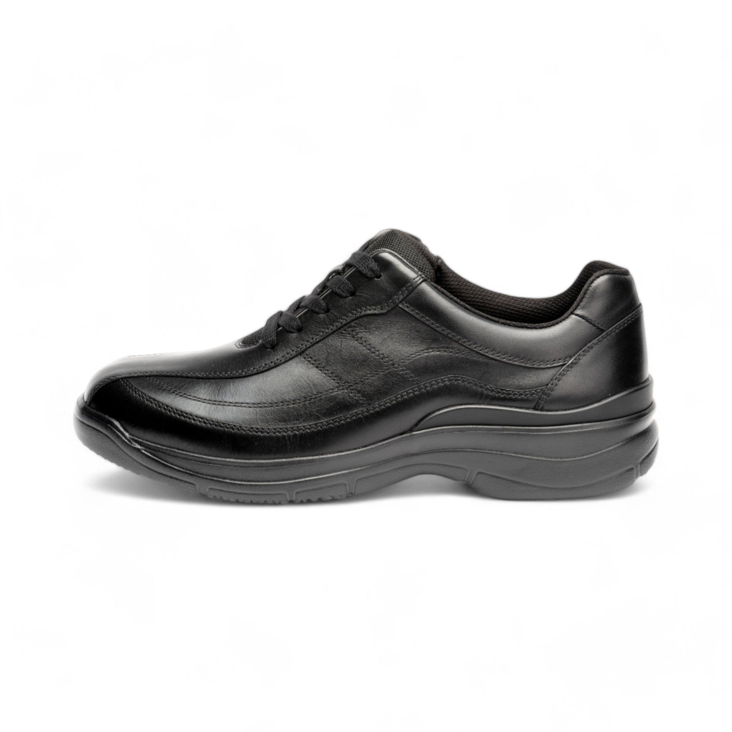 Lightweight Leather Side-Zip Shoes | DR8014
