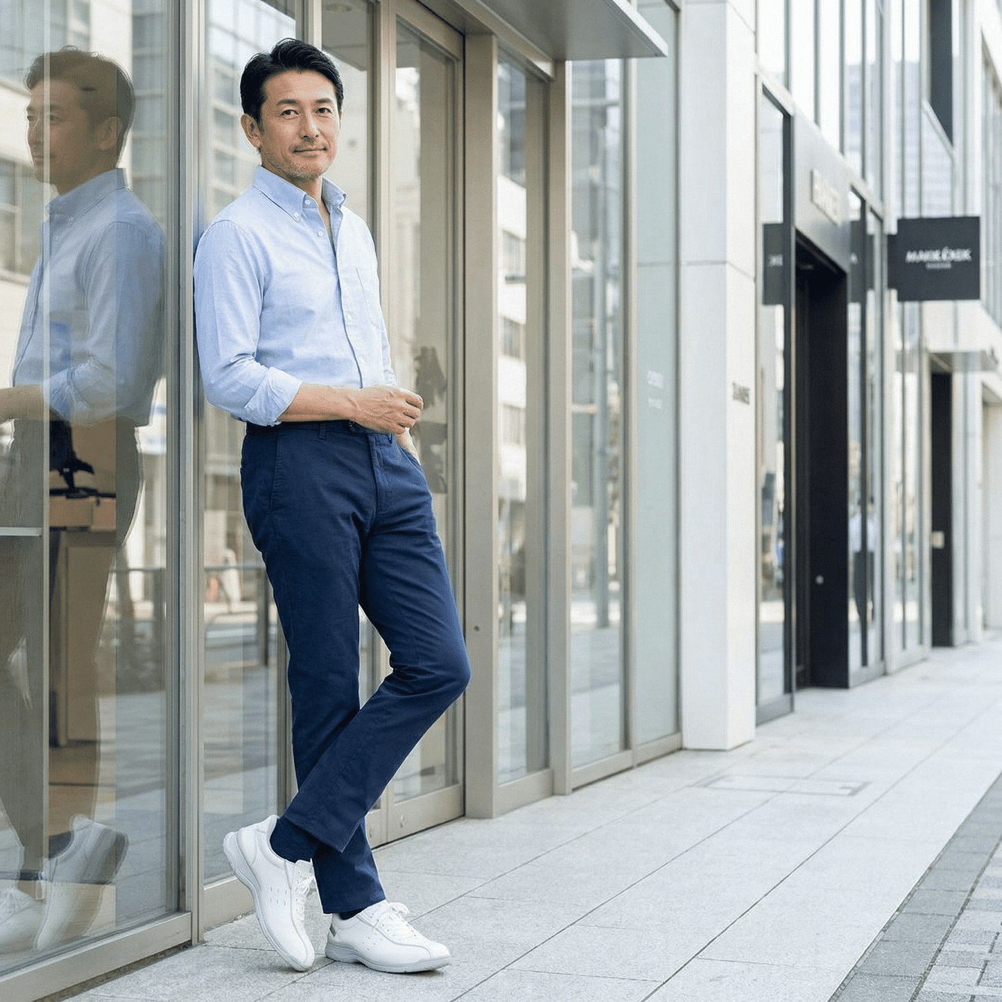 Hands-Free Leather Walking Shoes | DR7002