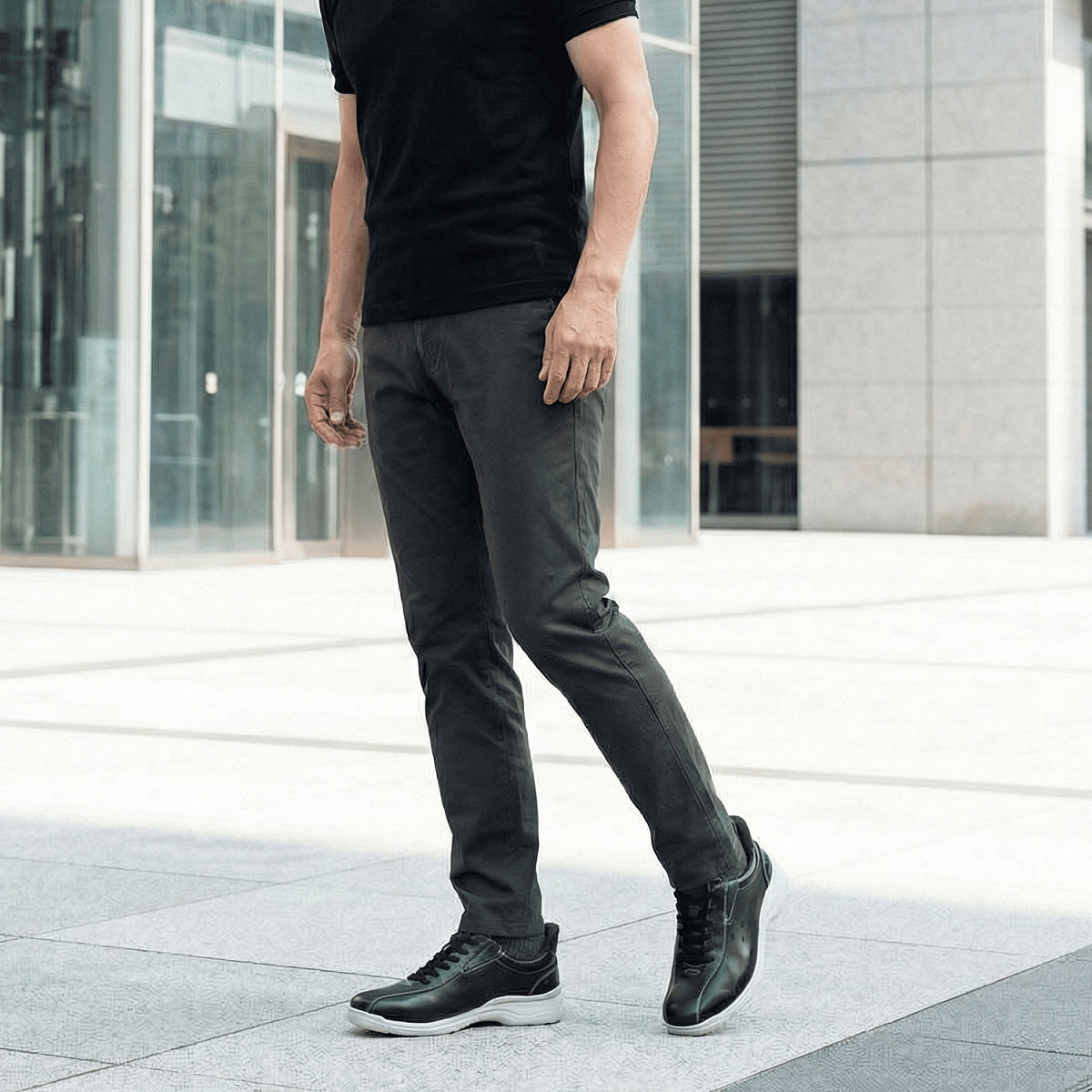 Hands-Free Leather Walking Shoes | DR7002