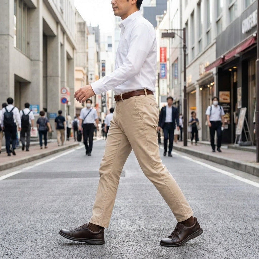 Hands-Free Leather Sneakers | DR8023