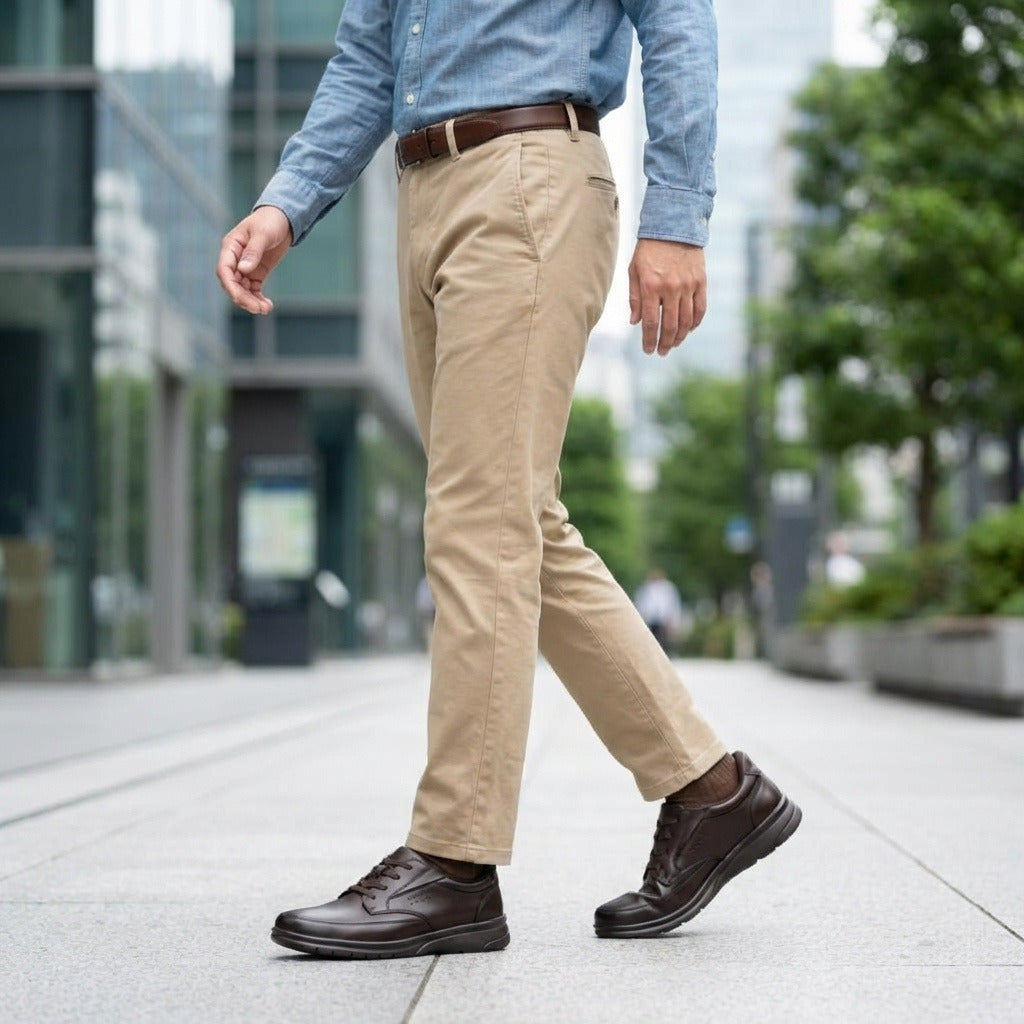 Hands-Free Leather Sneakers | DR8022